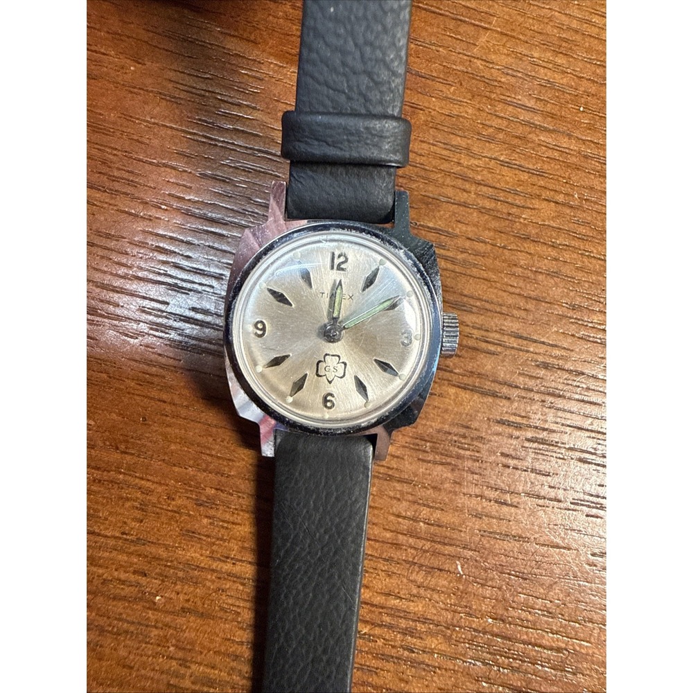 Vintage Timex Girl Scouts Watch - 21mm, Manual Wind Running Mint